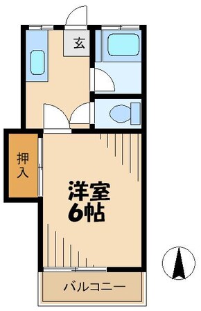 コーポかおるAの物件間取画像